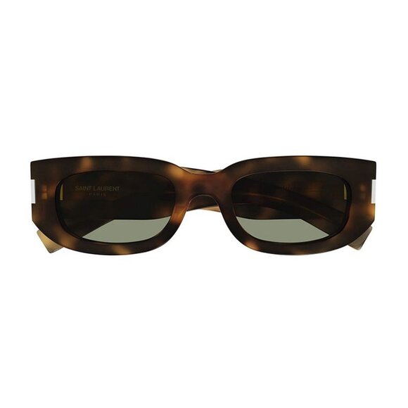 NEW SL697 002 SAINT LAURENT SUNGLASSES UNISEX HAVANA SQUARE EYEWEAR SL 697 002 - Picture 2 of 5